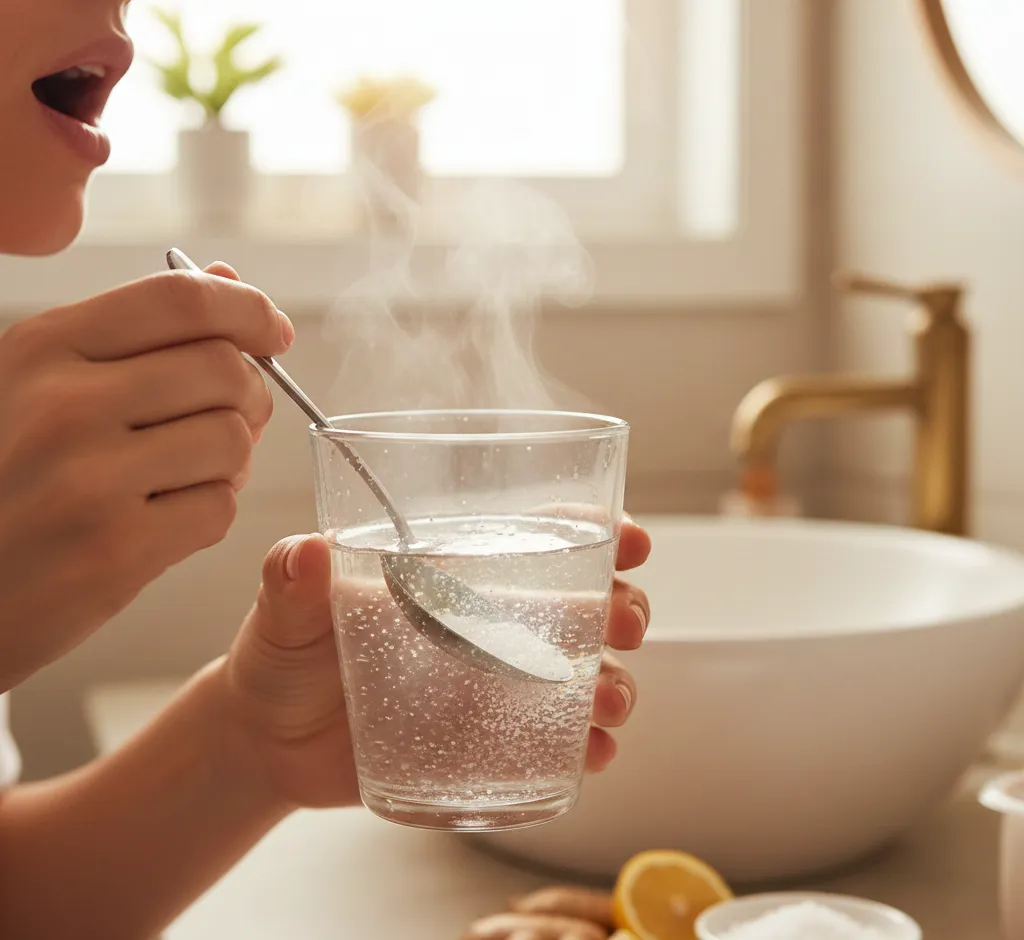 Agua tibia con sal para la garganta inflamada: cómo usarla y cuándo acudir al médico