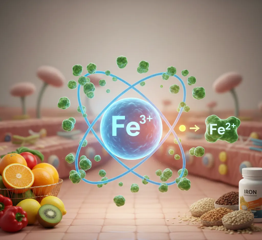 Cómo el ascorbato reduce el hierro férrico: mecanismo, beneficios y aplicaciones clínicas