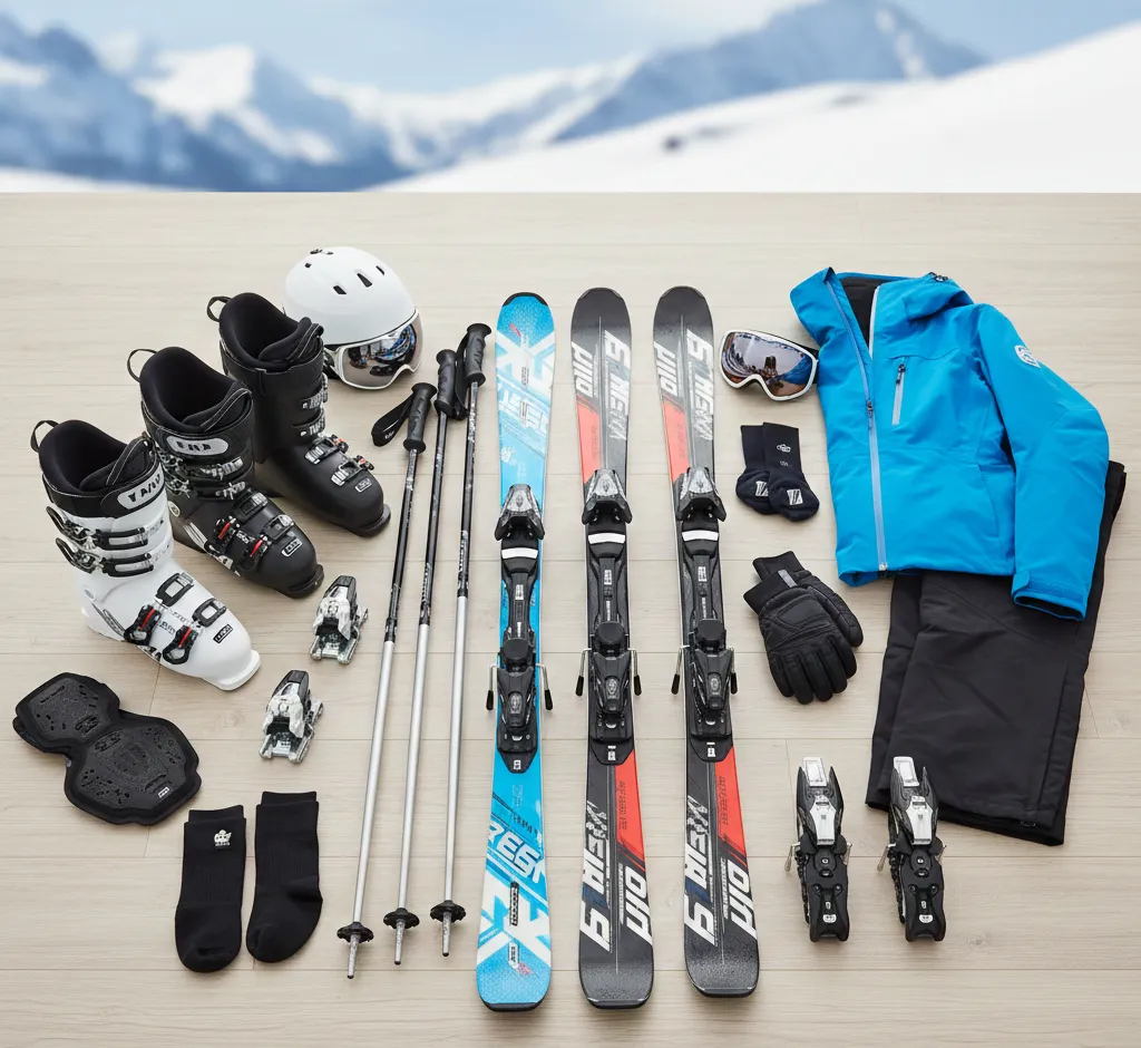 Cómo elegir el equipo de esquí adecuado: guía completa para principiantes y esquiadores intermedios