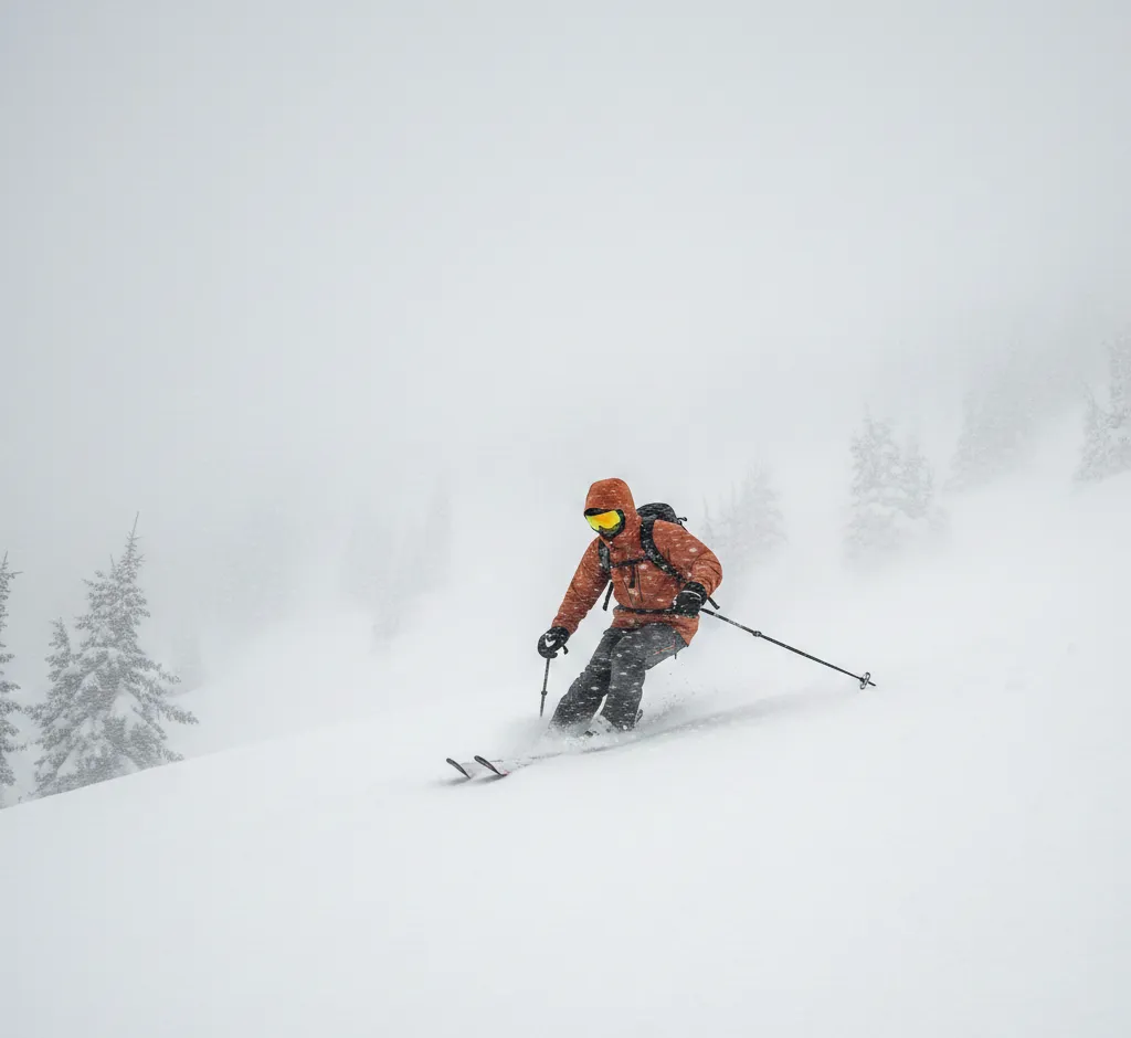 Cómo esquiar con mal tiempo: guía completa de seguridad, técnica y material