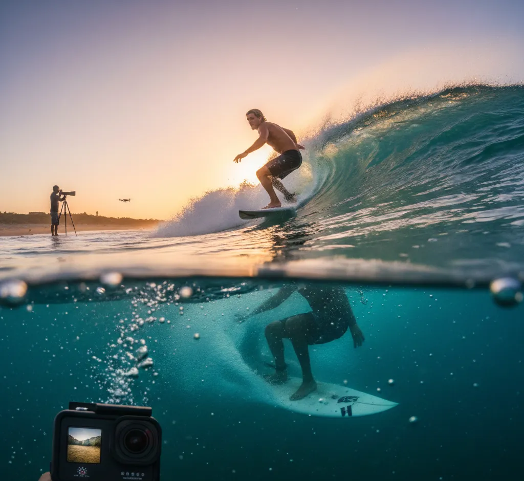 Cómo filmar tus sesiones de surf: guía completa para conseguir tomas épicas