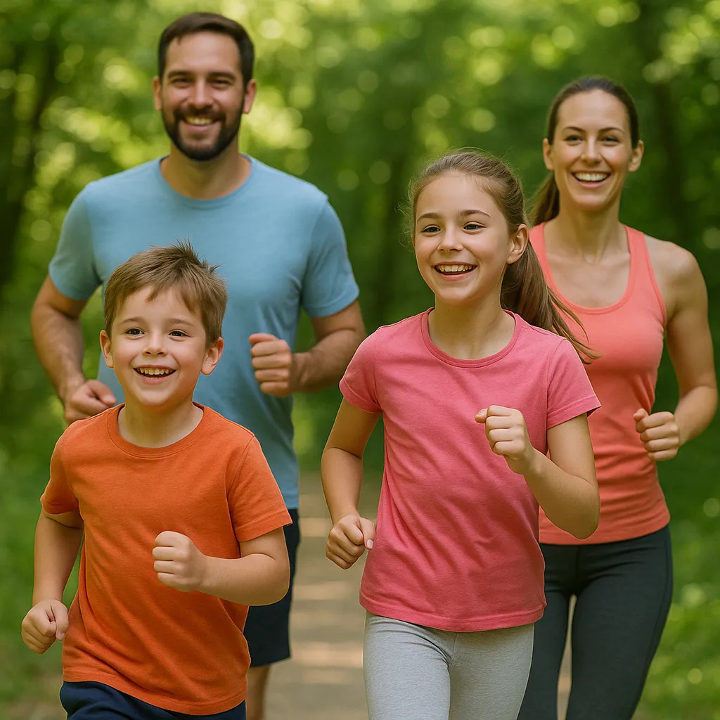 Cómo hacer ejercicio con niños: diversión, salud y unión familiar