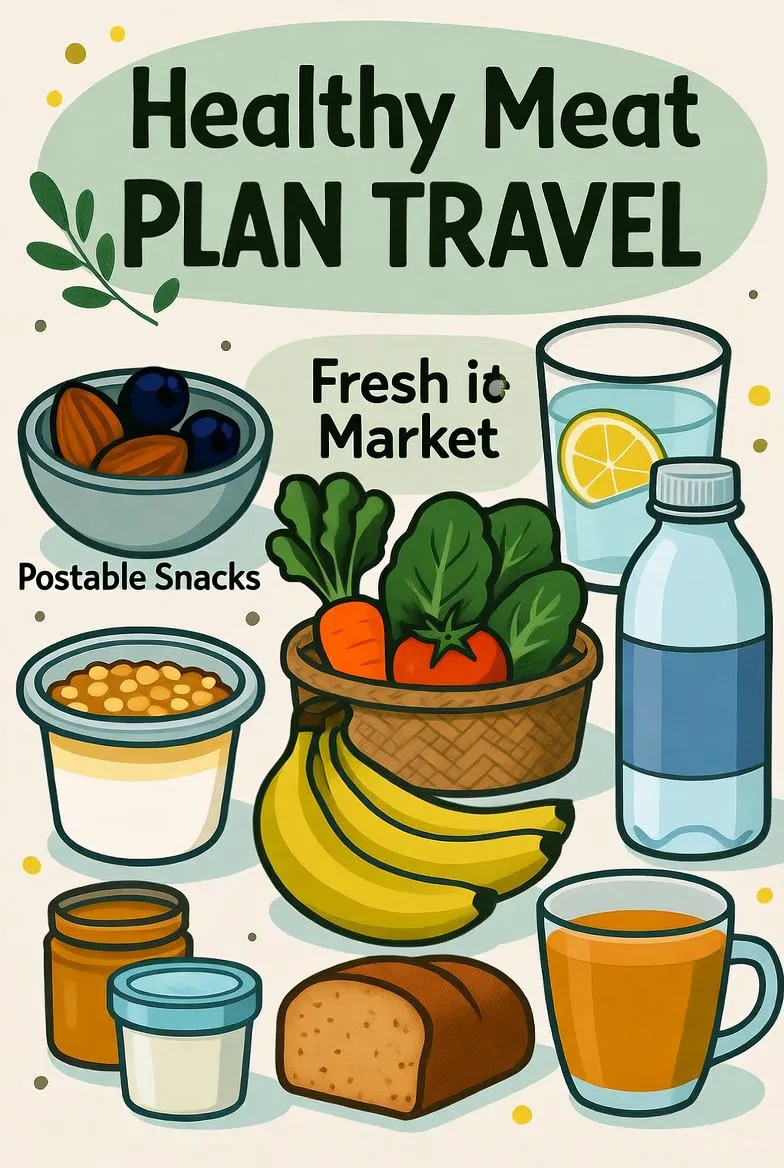 Consejos Prácticos para Mantener una Alimentación Saludable en Viajes