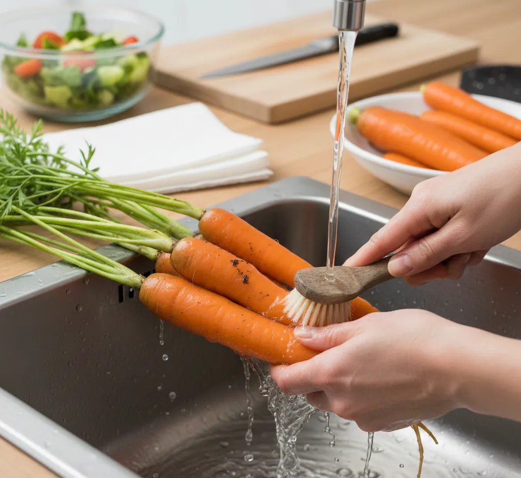 Evita enfermedades lavando correctamente las zanahorias: guía completa de higiene y seguridad alimentaria