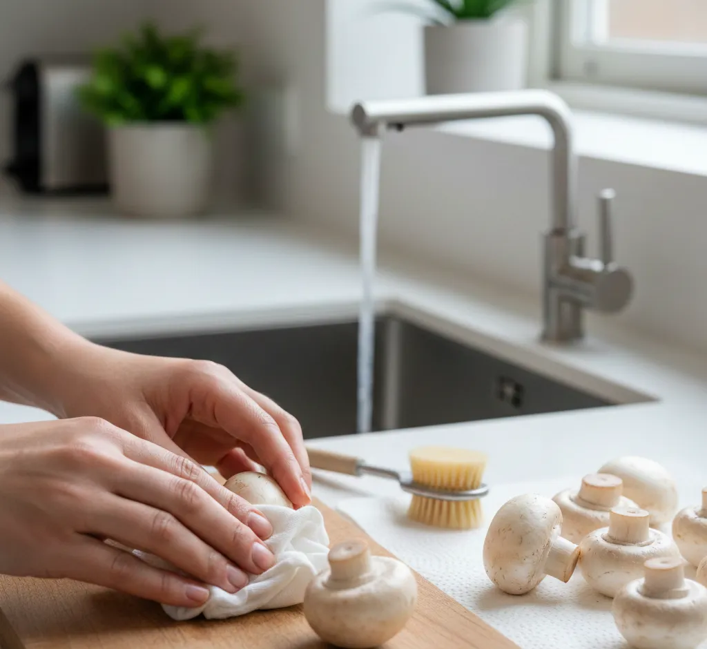 Evita riesgos al enjuagar champiñones: guía completa para limpiarlos correctamente