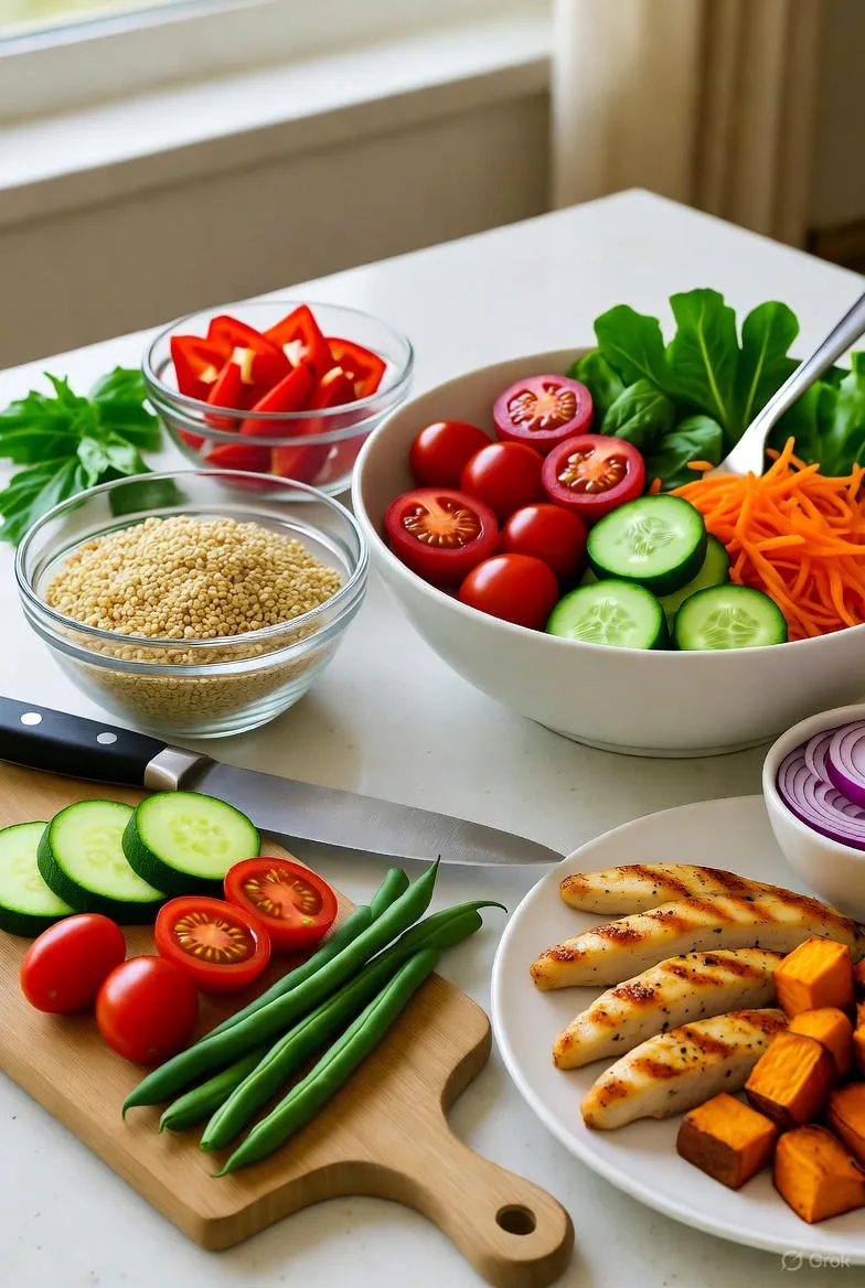 Guía Completa para Preparar Comidas Saludables y Adelgazar Efectivamente