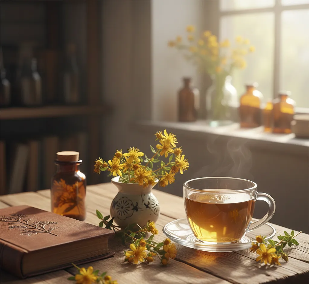 Hipérico para el Ánimo: Todo lo que Debes Saber sobre el Té y sus Efectos Antidepresivos