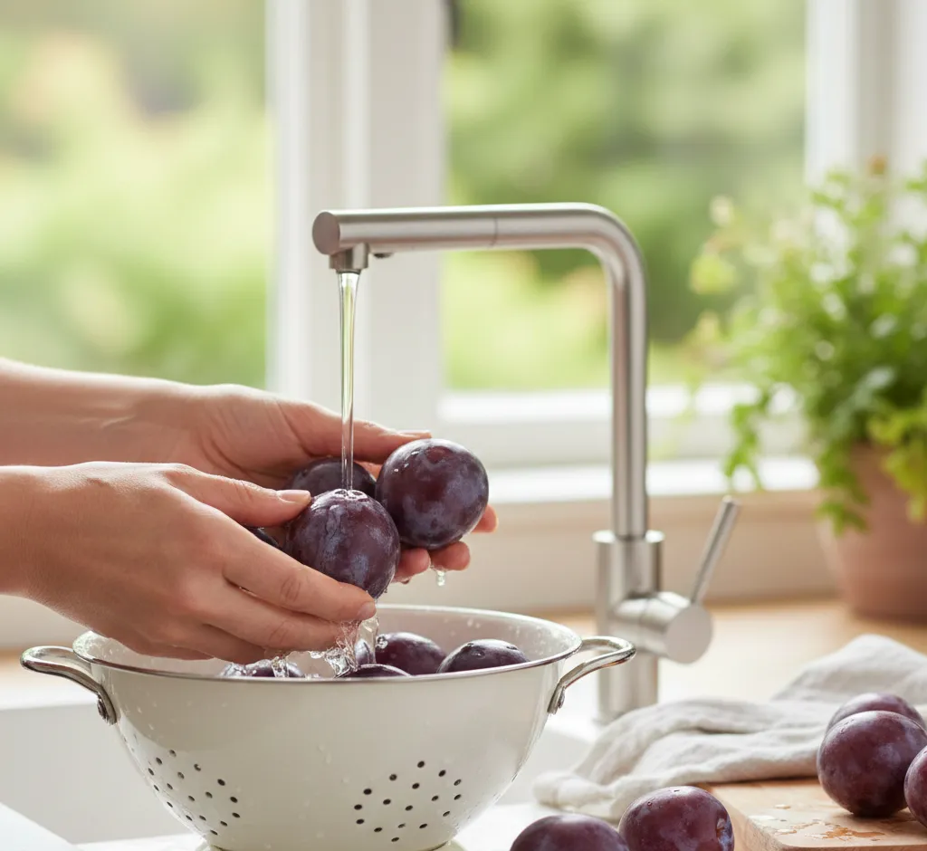 Importancia de lavar ciruelas: riesgos, beneficios y guía práctica