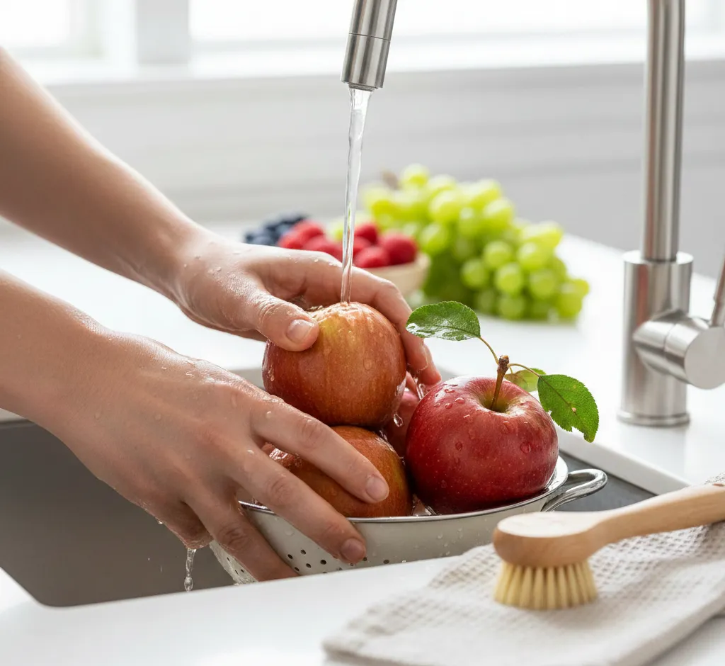 Importancia de limpiar manzanas: salud, seguridad y buenas prácticas