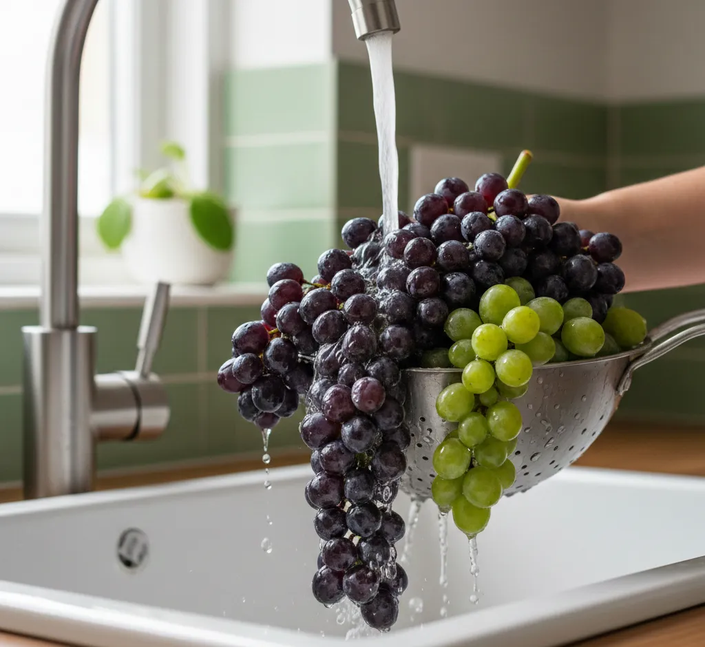 La Importancia Crucial de Lavar las Uvas Antes de Consumir: Una Guía Esencial de Seguridad Alimentaria