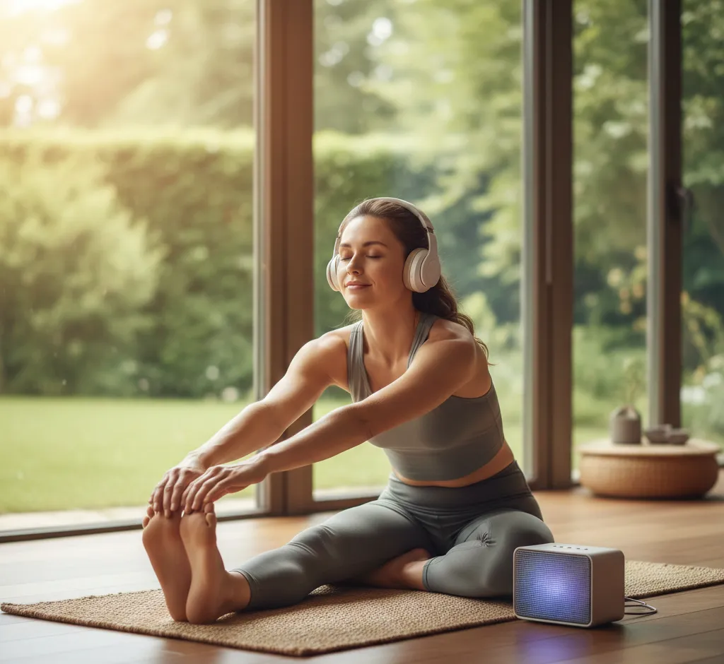 La Sinergia Perfecta: Ventajas de Estirar con Música Relajante para Cuerpo y Mente