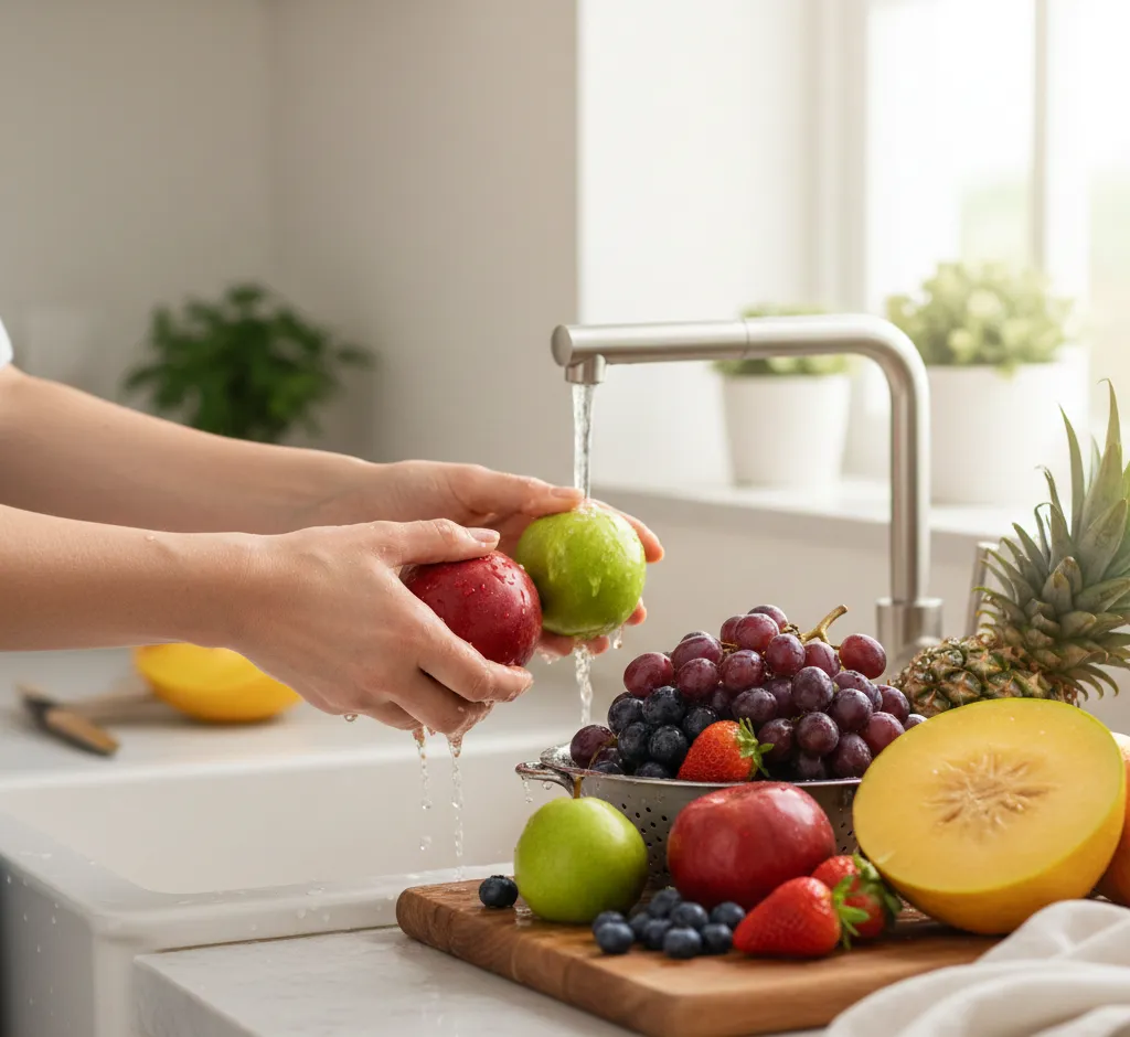 Limpieza de frutas: cómo reducir el riesgo de virus y proteger tu salud