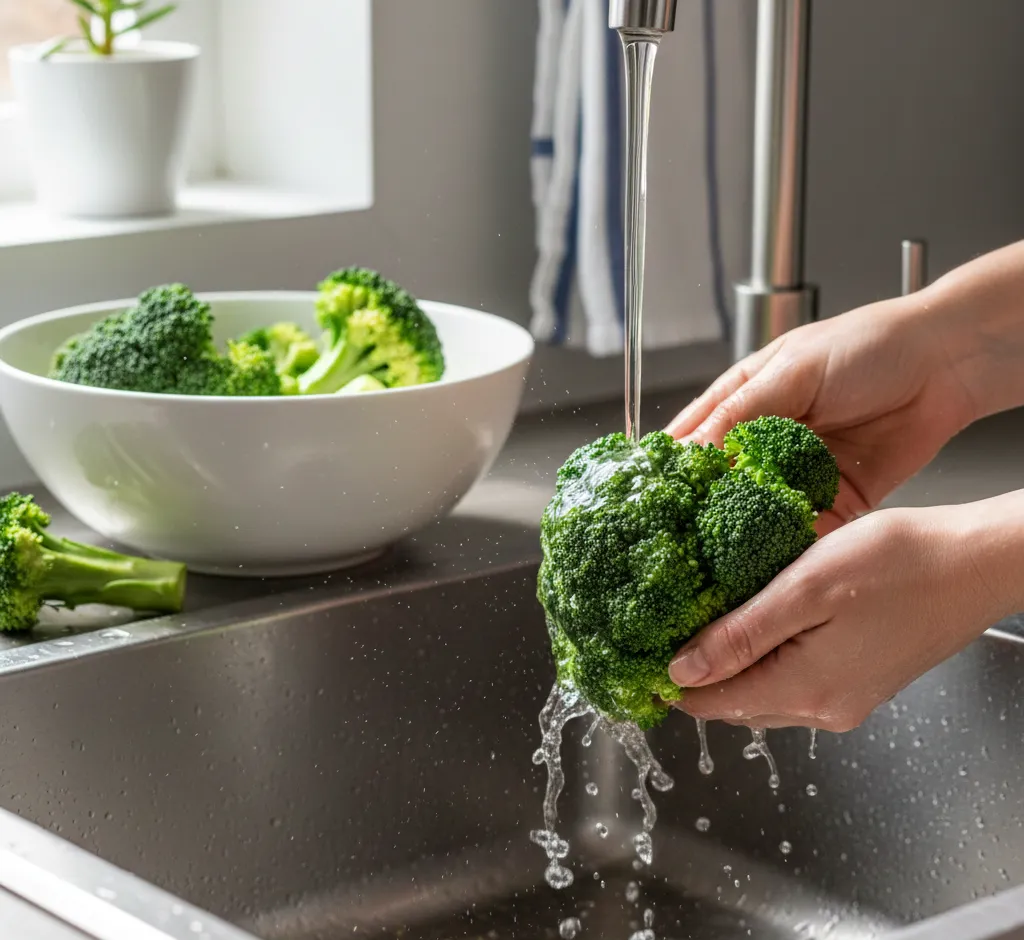 Por qué es importante enjuagar el brócoli fresco antes de consumirlo