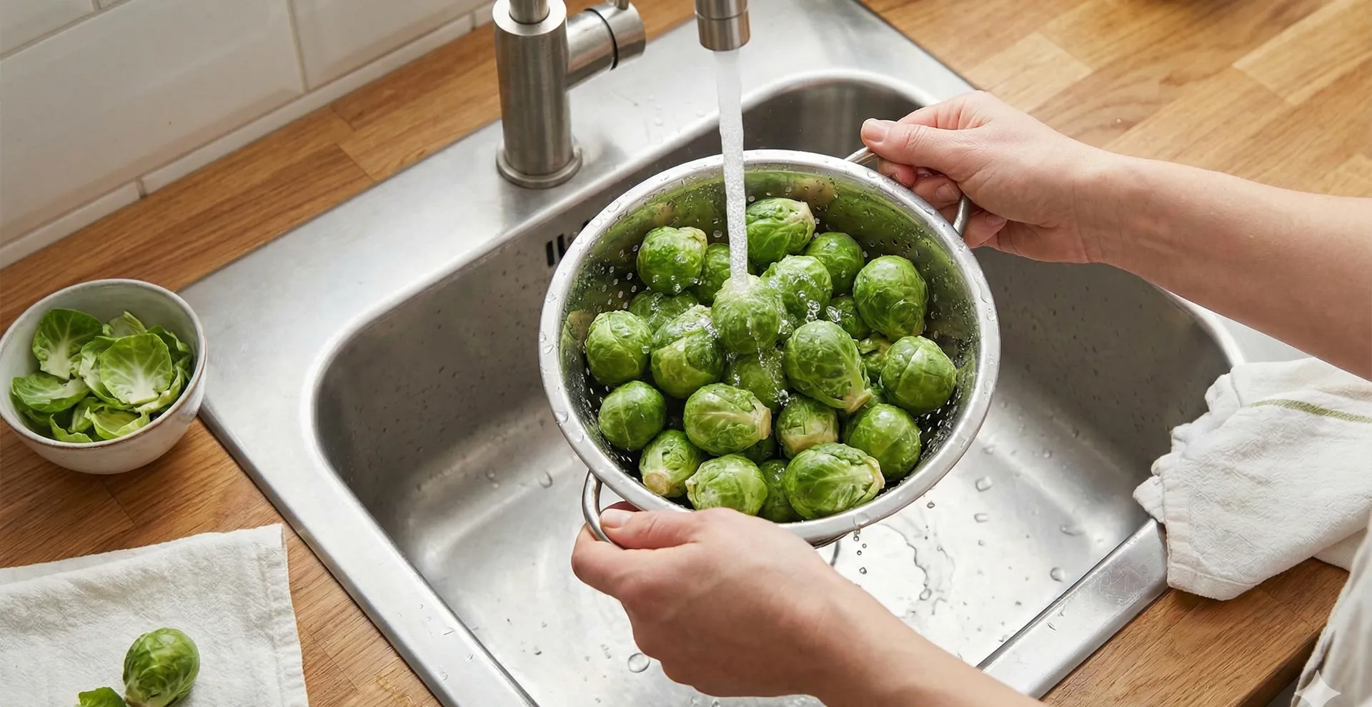 Razones para enjuagar las coles de Bruselas antes de cocinarlas