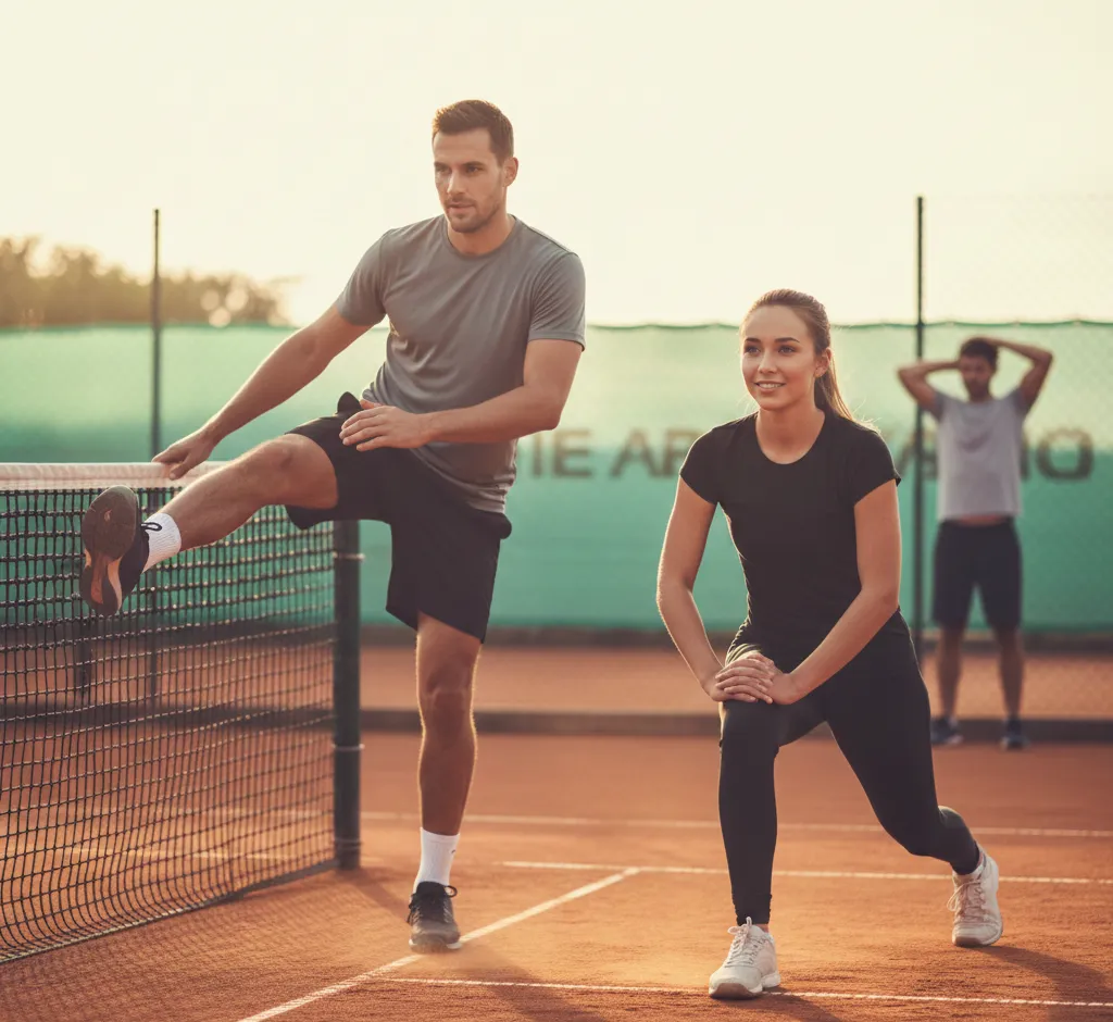 Rutinas de estiramientos para tenistas: guía completa antes y después del partido