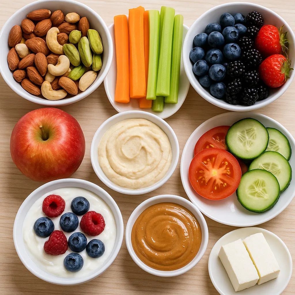 Snacks saludables para bajar de peso: opciones inteligentes que sacian sin culpa