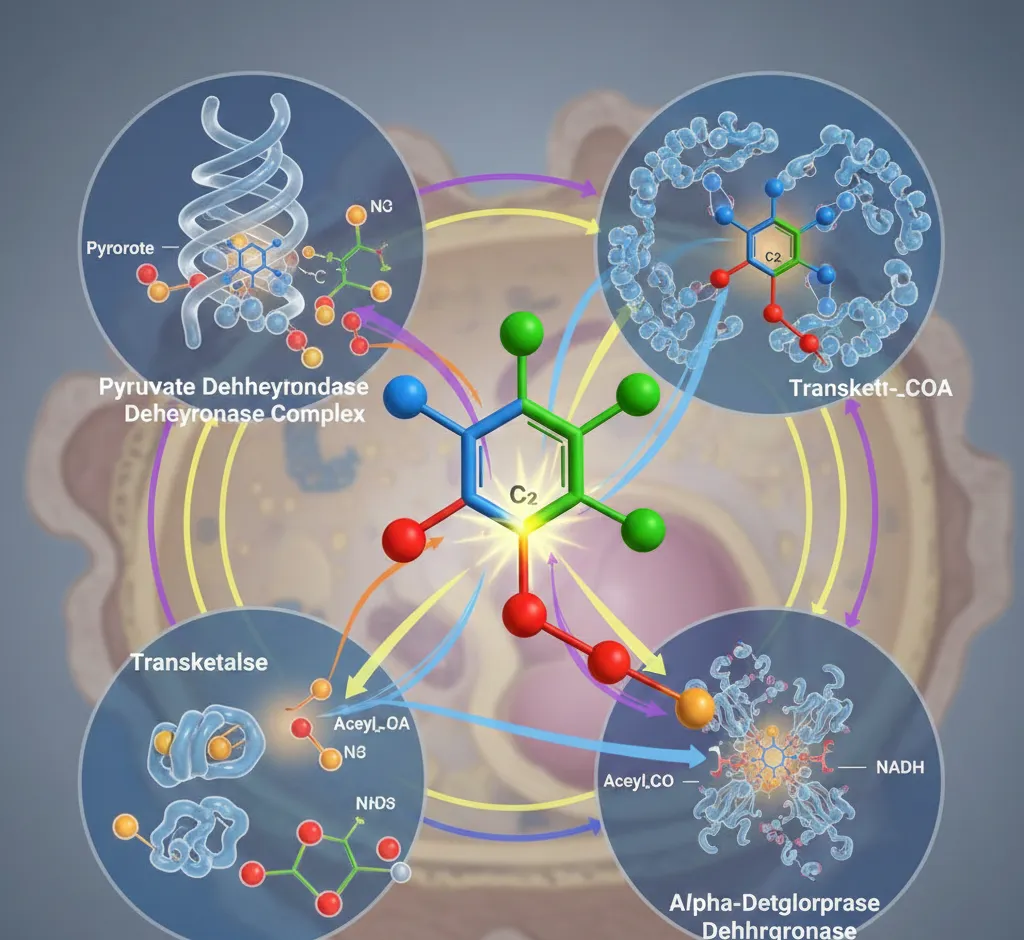 Tiamina pirofosfato enzimática: coenzima clave en el metabolismo energético