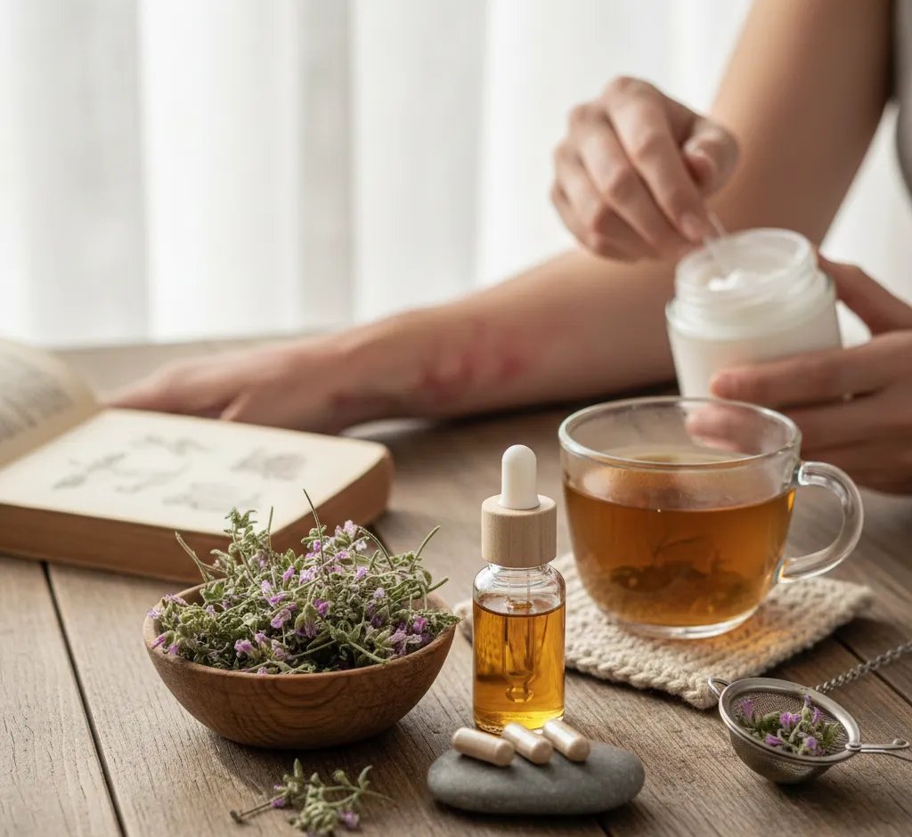 Usos de la fumaria en el eczema: beneficios, evidencia y precauciones